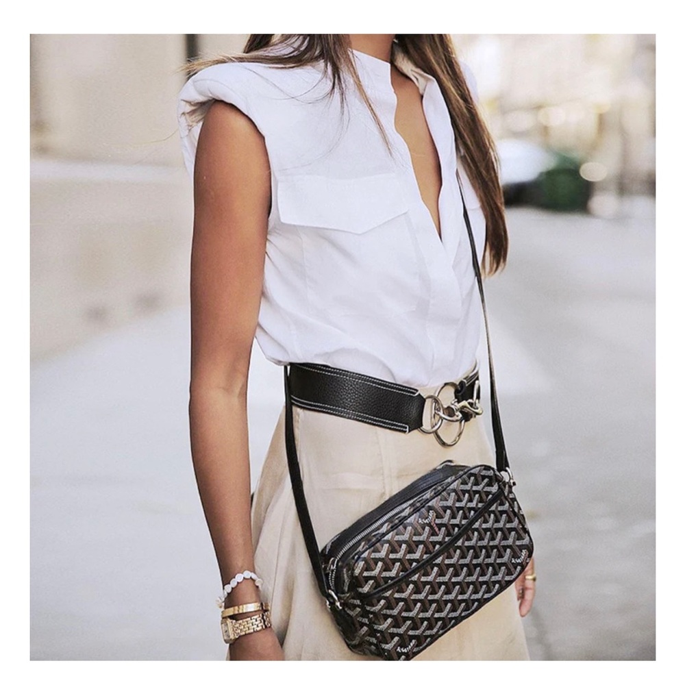 GOYARD Cap Vert Crossbody Bag in Black/Noir